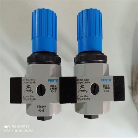 Festo pressure regulating valve manifold - Switch