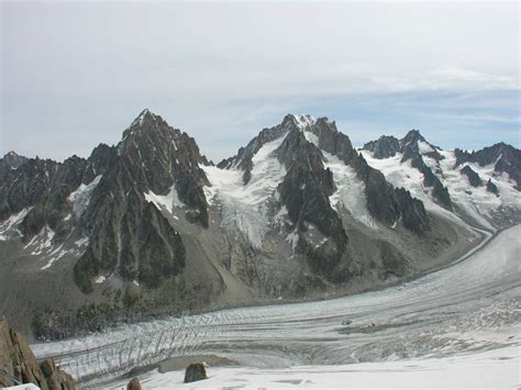 Photo: Glacier of Argentiere - Valley of Chamonix - France