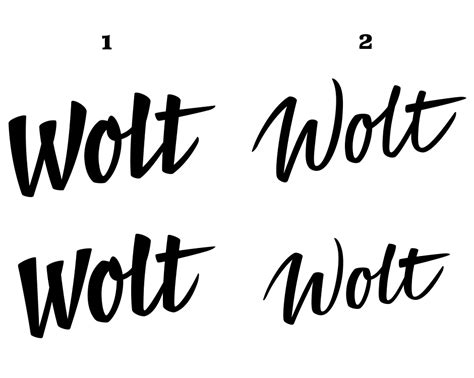 Wolt logo + process :: Behance