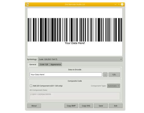 Free & Open source Barcode generator software - H2S Media