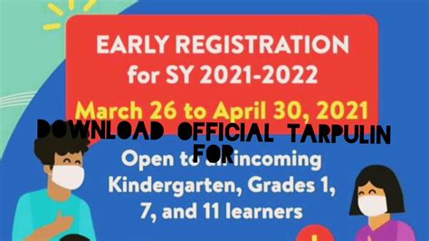 Official templates for the Early DepEd Registration tarpaulin and poster are now available ...