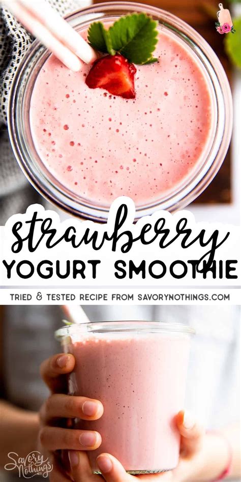 This is one of my kids' favorite smoothie! Use fresh or frozen strawberries, van… | Smoothie ...