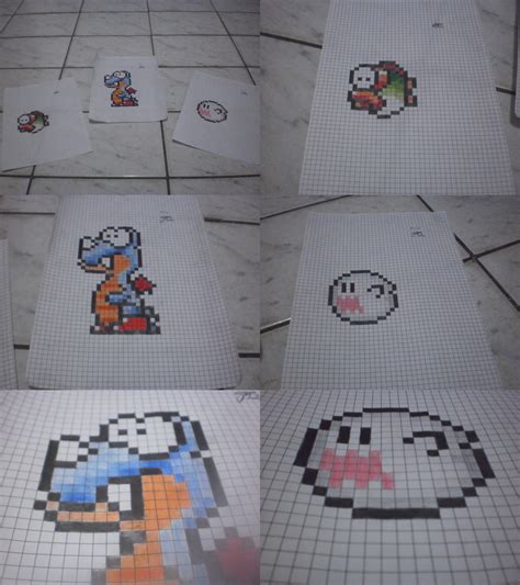 Paper Pixel Art - SMW #1 by euamodeus on deviantART