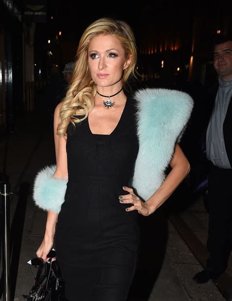 Paris Hilton - Leaving the Mayfair Hotel in London 1/26/ 2017 • CelebMafia