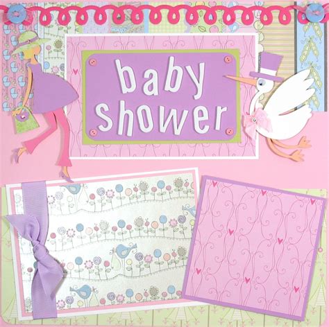 Baby Girl Baby Premade Scrapbook Page SUPER CUTE 12 x 12 Premade ...