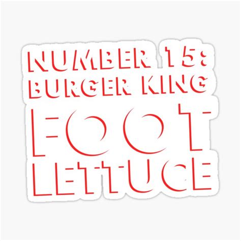 "Foot Lettuce Meme" Sticker for Sale by OscarD | Redbubble