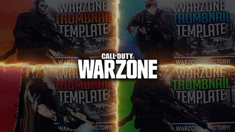 Warzone Thumbnail Template