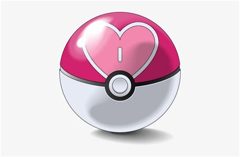 Love Ball, One Of The Worst Poke Balls - Love Ball Pokemon - Free Transparent PNG Download - PNGkey