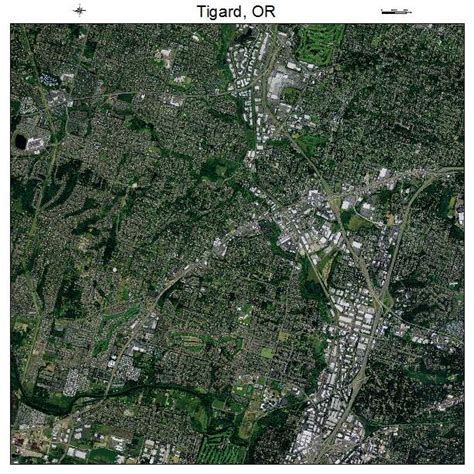 Aerial Photography Map of Tigard, OR Oregon