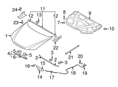 1996-2019 Hyundai Hood Bumper 86410-29000 | OEM Parts Online