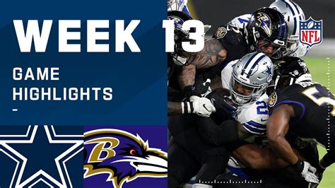 Cowboys vs. Ravens Week 13 Highlights | NFL 2020 - YouTube