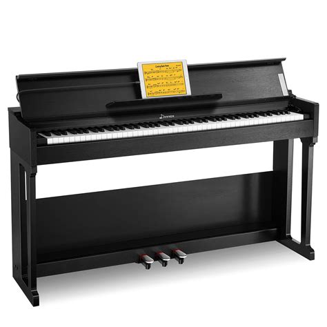 Donner Upright Digital Piano 88 Keys Weighted, Hammer Action, Compact ...