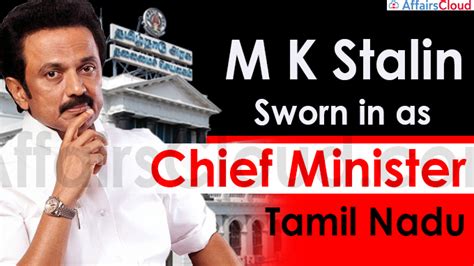 MK Stalin becomes Tamil Nadu CM; N Rangasamy becomes CM of Puducherry ...