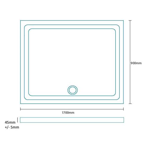 Easy Plumb 1700 x 900 Rectangular Shower Tray