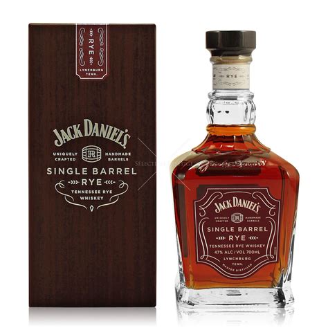 Jack Daniel's Single Barrel Rye 0.7L (47% Vol.) US-version - Jack ...