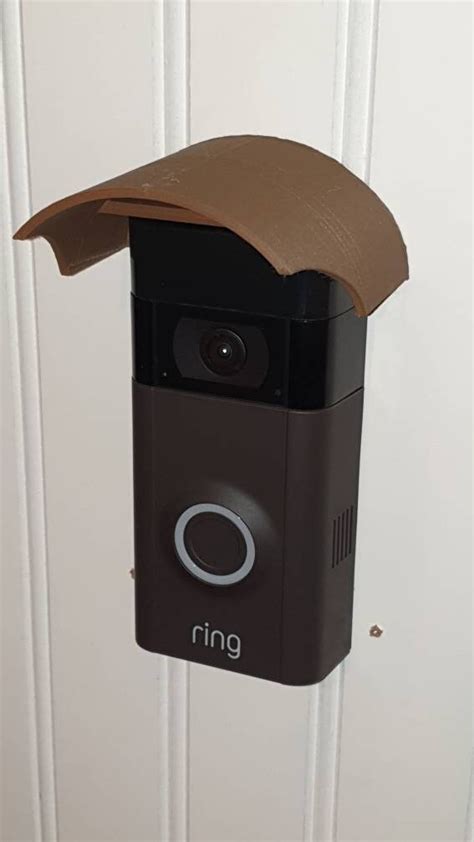 Ring Doorbell Cover Rain Protection No Screws Simple - Etsy