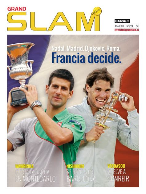 Portada y Sumario Revista Tenis Grand Slam. Número 224. | Revista de ...