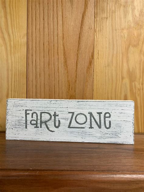 Fart Zone Funny Bathroom Sign | Etsy