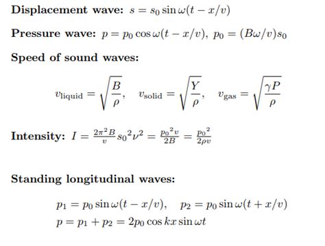 Sound Intensity Equation Physics - Tessshebaylo