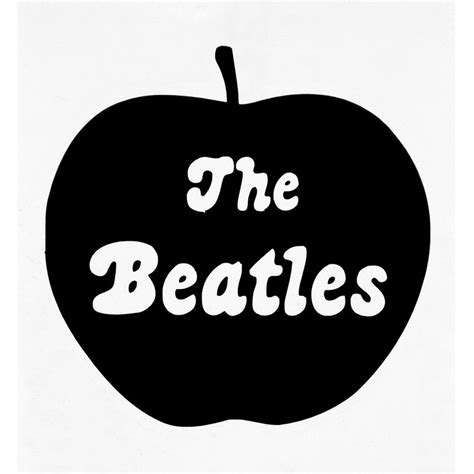 Beatles - Apple Logo Cutout Decal – Musicbands.com