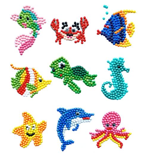 Sea Creatures Stickers – The One With The Diamond Art