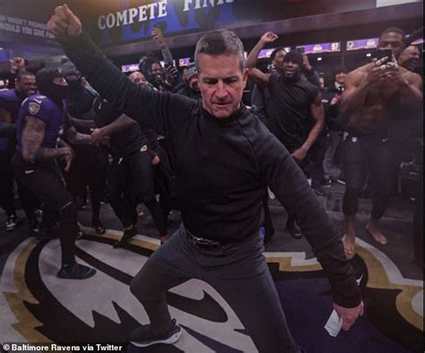 John Harbaugh, 61, leads epic Baltimore Ravens locker room celebrations ...