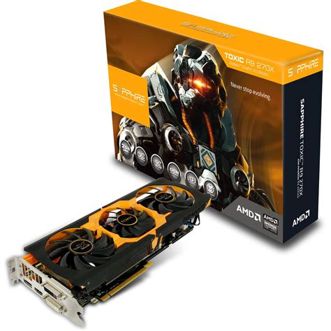 AMD Radeon R9 270X Sapphire TOXIC R9 270X Video Card, 56% OFF