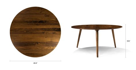 Amoeba Wild Walnut Coffee Table | Round wooden coffee table, Mid century modern coffee table ...