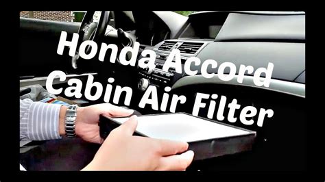 How to Replace Cabin Air Filter For 2002 - 2015 Honda Accord - YouTube