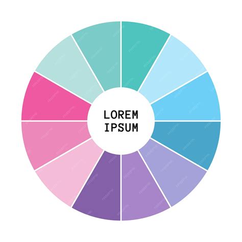 Premium Vector | Pastel Color Wheel