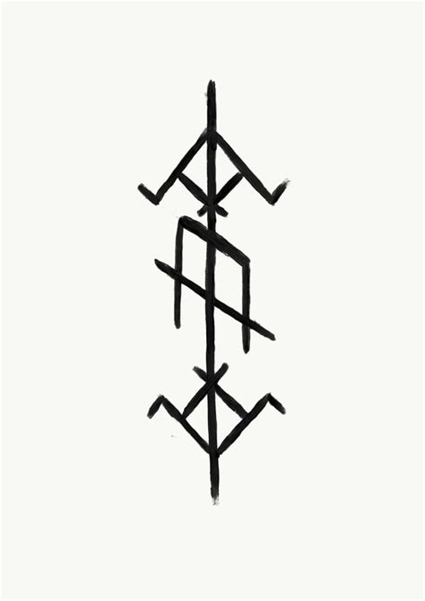 Getting witchy with it | I actually combined making a bind rune and making... | Rune tattoo ...