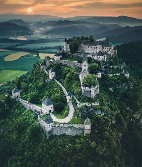 Hochosterwitz Castle, Sankt Georgen, Carinthia, Austria. It is one of Austria's most impressive ...