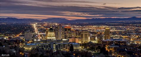 Skyline of Salt Lake City, USA