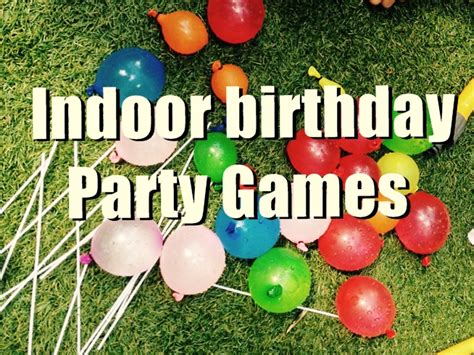 10 Simple Indoor Birthday Party Games to Have in Your List