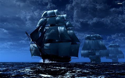 Ghost Pirate Ship Wallpaper - WallpaperSafari