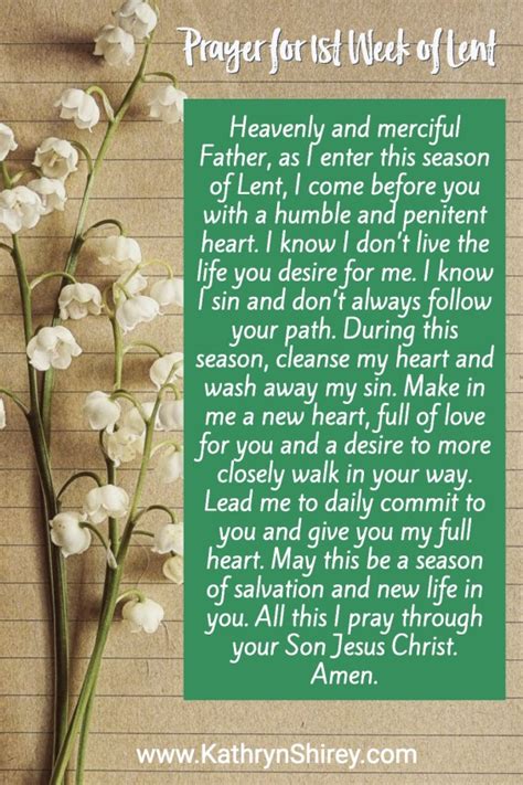 Monday Prayer - March 11, 2019 (Prayers for Lent) | Prayer & Possibilities