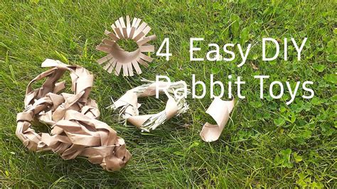 4 Easy DIY Rabbit Toys - YouTube