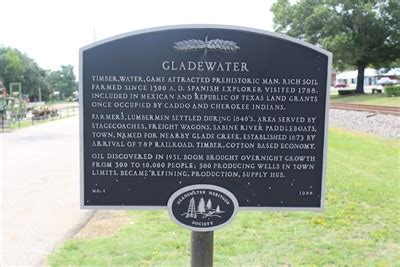 Gladewater - Gladewater, TX - Signs of History on Waymarking.com