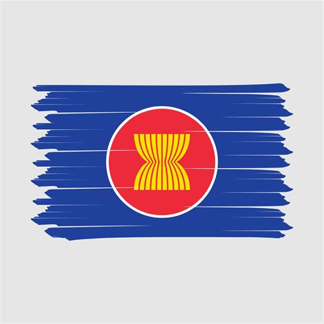 Asean Flag Brush 17683176 Vector Art at Vecteezy