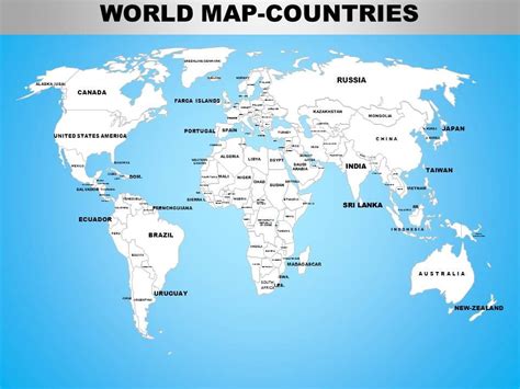 World continents powerpoint maps | Presentation Graphics | Presentation ...