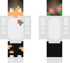 Flower crown boy | Minecraft Skin