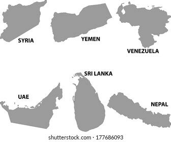 Strait Hormuz Region Political Map English Stock Vector (Royalty Free) 694847767 | Shutterstock