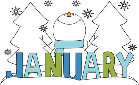 google clipart for january - Clipground