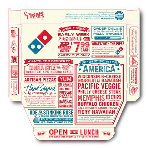 Domino's Pizza Box Illustrations — The Dieline | Packaging & Branding ...