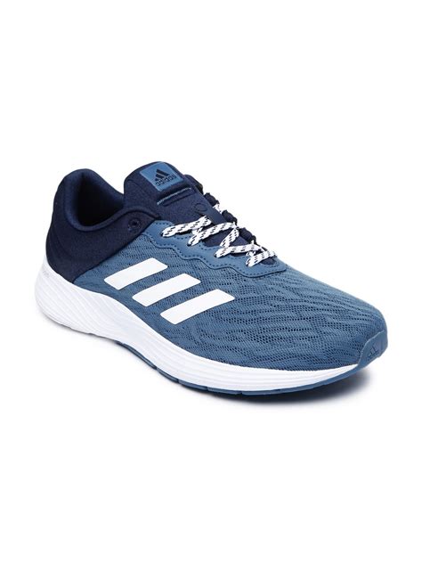 Buy ADIDAS Men Navy Blue Fluidcloud Colourblocked Running Shoes - Sports Shoes for Men 1731489 ...