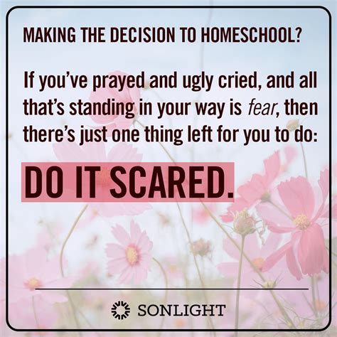 Do It Scared...How I Face My Fears and Homeschool Anyway | Sonlight ...