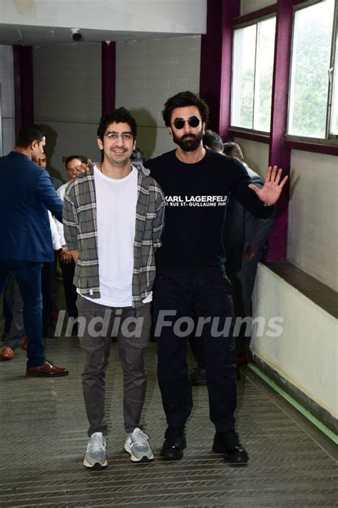 Ranbir kapoor and Ayan Mukerji spotted for National Cinema Day at ...