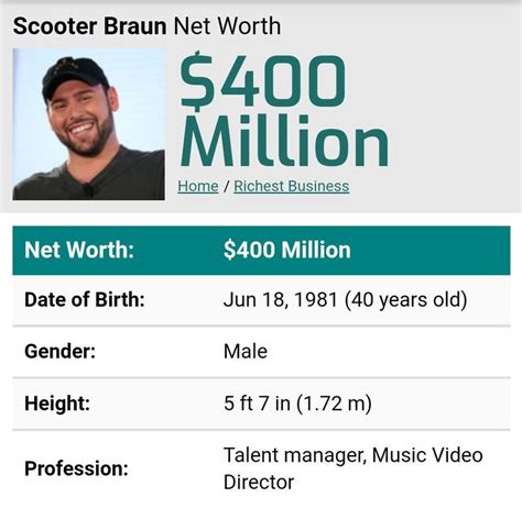 Scooter Braun net worth | Scooter braun, Music videos, 40 years old