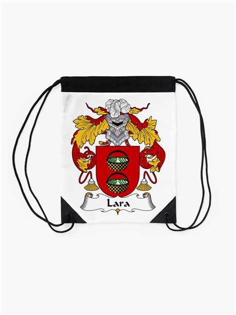 "Lara Coat of Arms/Family Crest" Drawstring Bag for Sale by ...