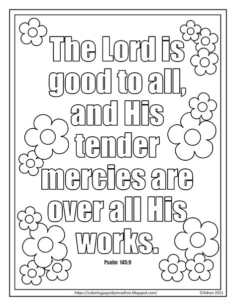 Coloring Pages For Kids By Mr Adron Psalm 633 4 Free Print And Color | Images and Photos finder